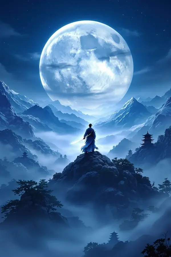 月影长歌 星空海报